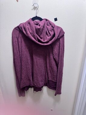 Free People beach one body rose-mauve knit sweater one size